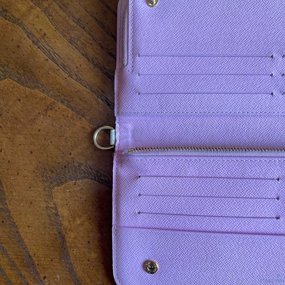 🚫SOLD🚫Authentic Louis Vuitton Insolite Wallet White Multicolor Litchi Pink - Picture 4 of 16